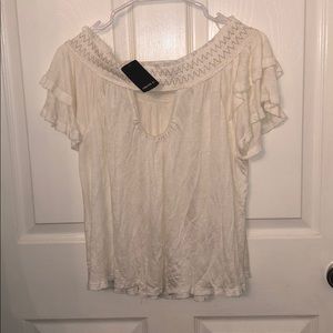 Off the shoulder shirt